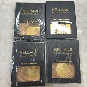 NEW 4 pack of Bellami Professional 16” i-tip Hair Extensions ash blonde #60